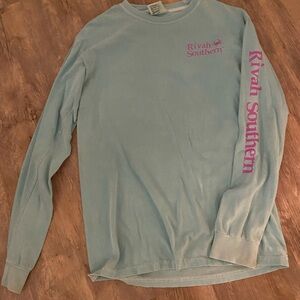 Comfort Colors Soft Blue Cotton Shirt